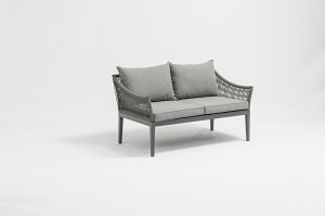 SIENA Aluminium Rope 4pcs Lounge Set K/D Outdoor Garden Patio Furniture China Factory Supplies