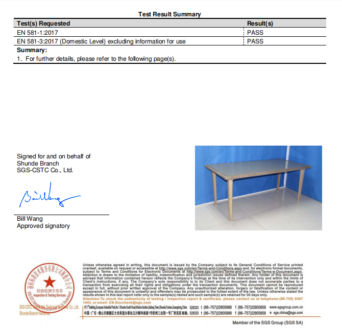 siena table report